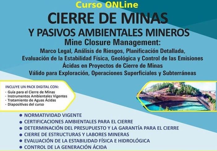 CIERRE DE MINAS CURSO ONLINE