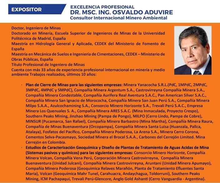 cierre de minas - expositor